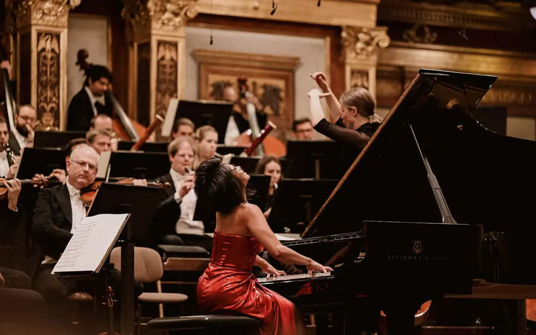 Yuja Wang und die Wiener Philharmoniker unter der Leitung von Mirga Gražinytė Tyla im Großen Saal