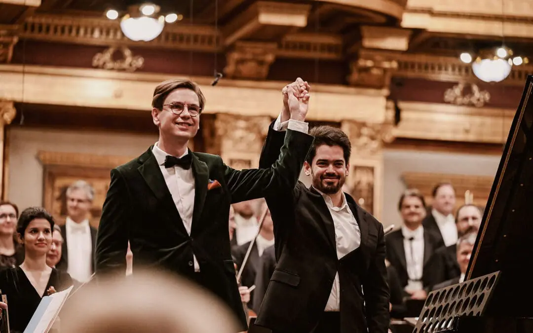 Lahav Shani, Víkingur Ólafsson und die Wiener Symphoniker im Großen Saal